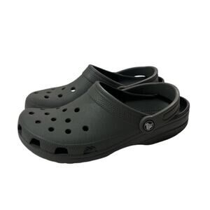 Crocs Basic Closed Toe Grey Women’s Comfy Comfortable Slip on Sandals Size 9